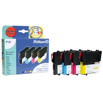 EAN 4018474107602 - Pelikan 4107602 cartucho de tinta 4 pieza(s) Negro, Cian, Magenta, Amarillo imagen 1