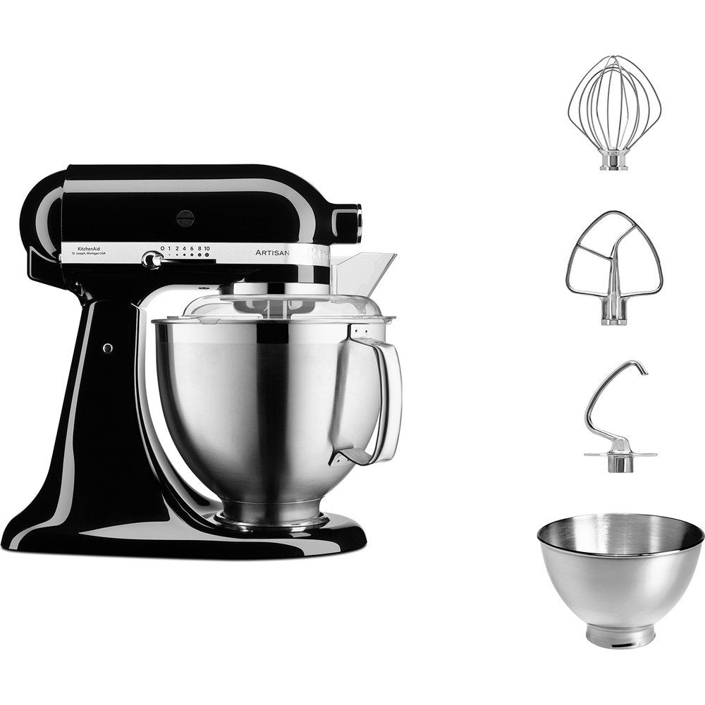 Robot Kitchenaid Artisan 5ksm185ps De Cocina 300 W 4,8 L Negro