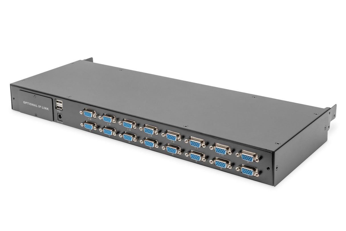EAN 4016032447610 - Digitus DS-72214 interruptor KVM Montaje en rack Negro imagen 1