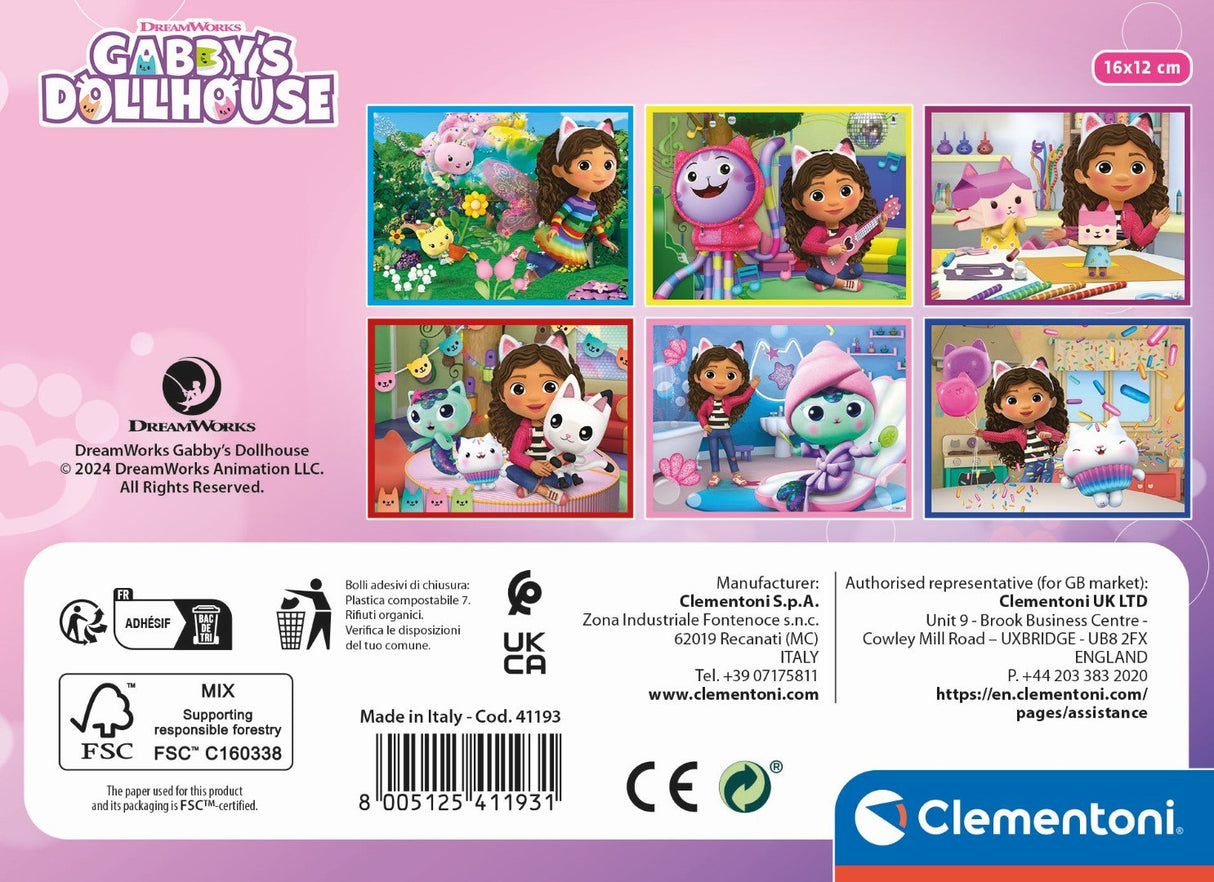 Puzzle Cubo La Casa De Muñecas De Gabby 12pzs