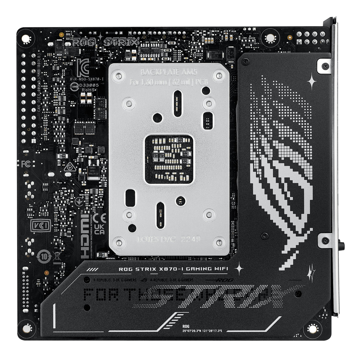 EAN 4711387740309 - ASUS ROG STRIX X870-I GAMING WIFI AMD X870 Zócalo AM5 mini ITX imagen 17