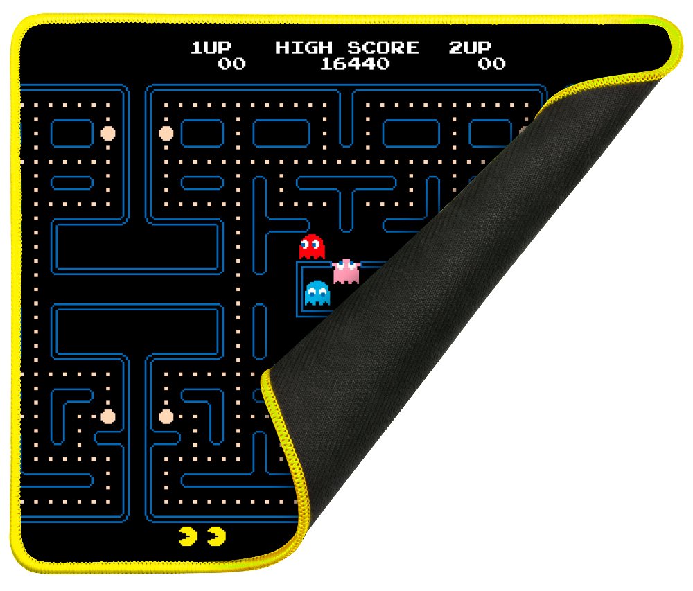 EAN 3328170294645 - Konix 82541120979 alfombrilla para ratón Alfombrilla de ratón para juegos Negro, Amarillo imagen 2