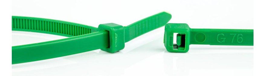 EAN 8717278577784 - WKK 110194571 presilla Brida reutilizable Plástico, Poliamida Verde 100 pieza(s) imagen 2