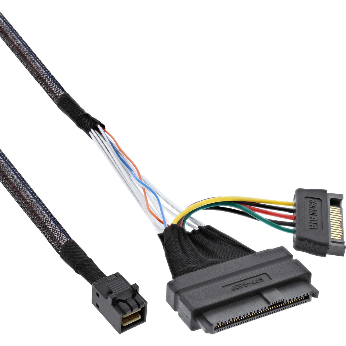 EAN 4043718267514 - InLine 29620A cable de SATA 0,5 m SFF-8087 Negro imagen 1
