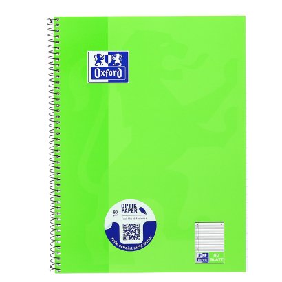 Oxford 100050357 Cuaderno Y Block A4 Verde
