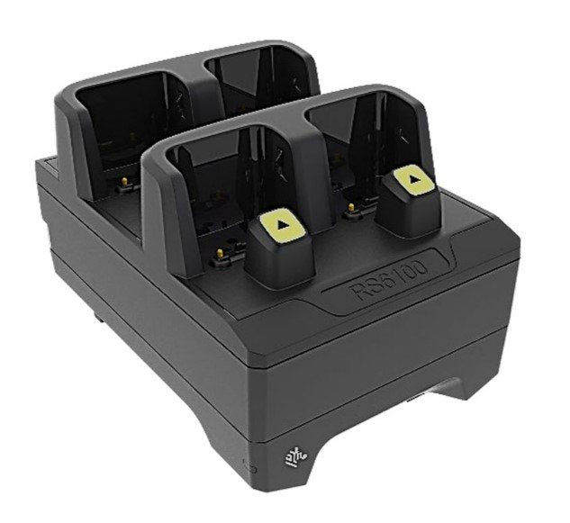Rs6100 4-Slot Ring Scanner Charger Allows Charging 4 Rs6100 Ring Scanners. Req.Pwr-Bga12v108w0ww Cbl-Dc-382a1-01 3 Country Ac Line Cord