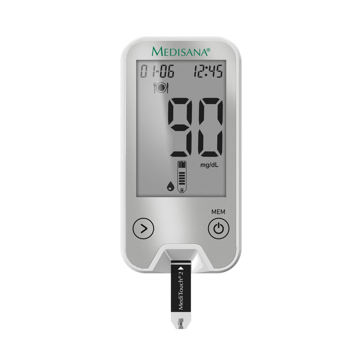 EAN 4015588790485 - Medisana MediTouch2 medidor de glucosa 5 s 0,6 µl Gris imagen 1