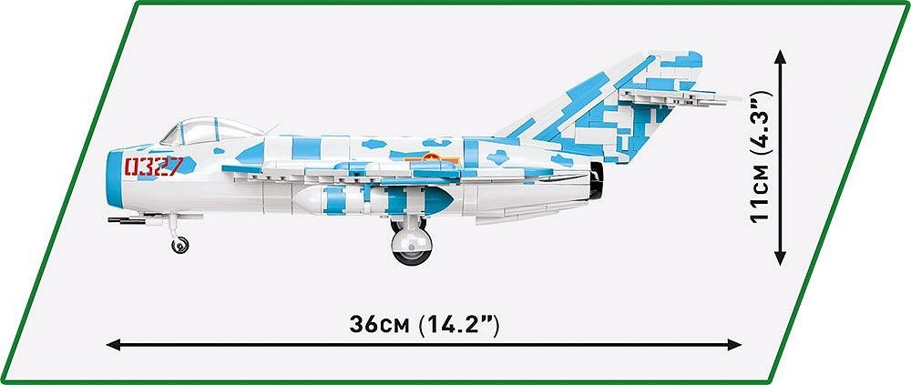 EAN 5902251024246 - COBI MiG-17 NATO Code "Fresco" imagen 7