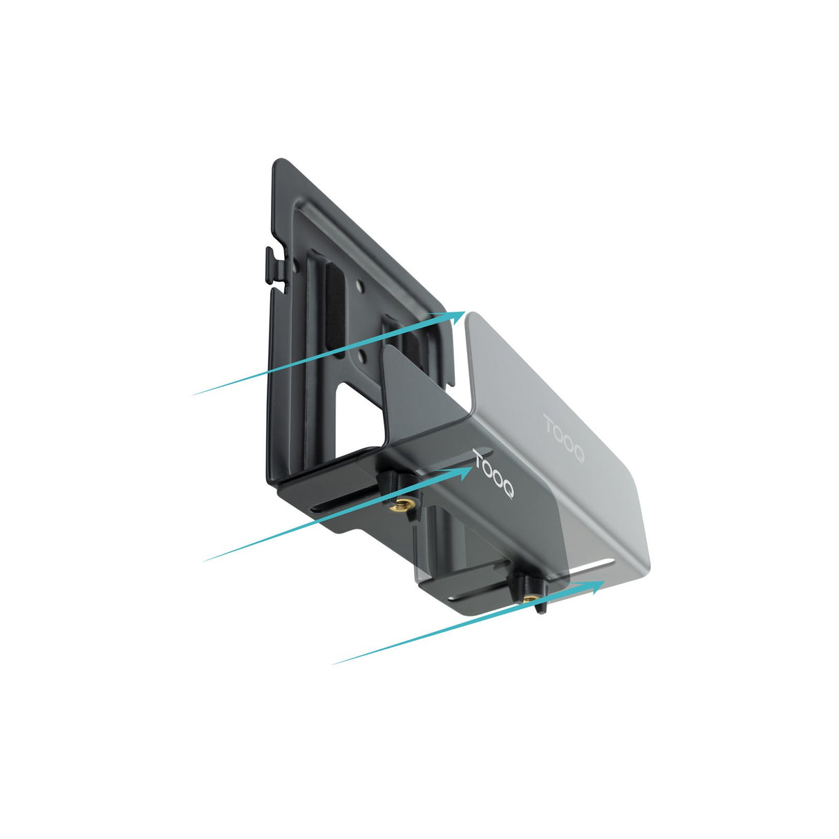 EAN 8433281012318 - TooQ TQMPM4776 soporte de CPU Soporte de CPU para instalación en pared Negro imagen 3