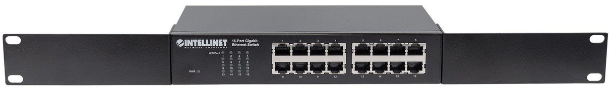 EAN 0766623561068 - Intellinet 561068 switch No administrado L2 Gigabit Ethernet (10/100/1000) 1U Negro imagen 5