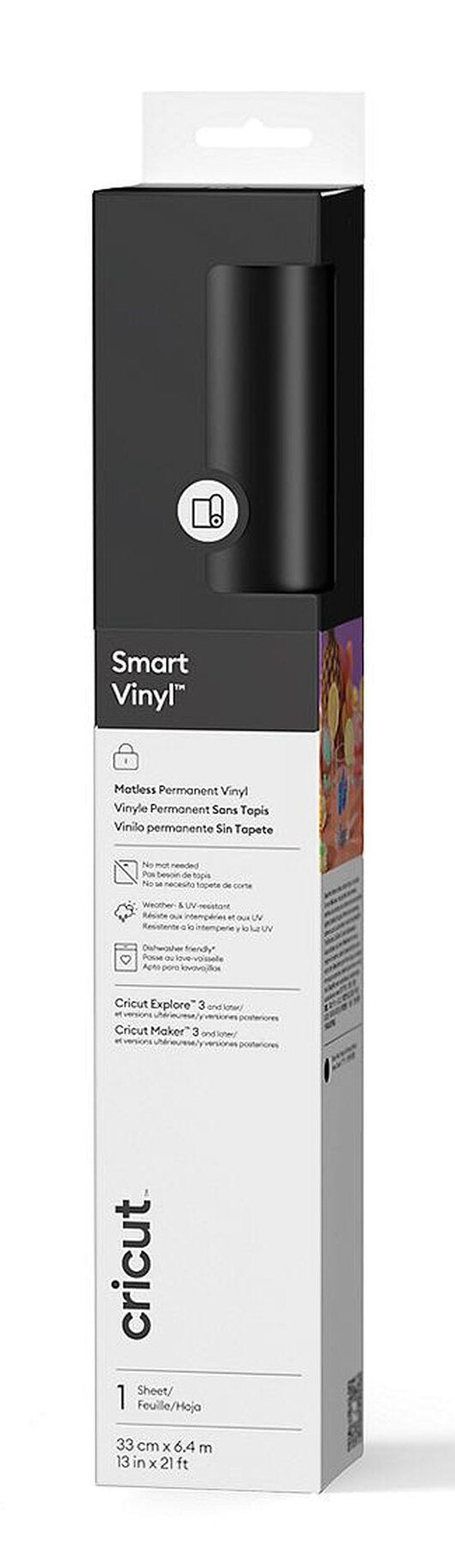 Cricut 2011843 Vinilo De Transferencia Térmica Rollo De Vinilo De Termotransferencia Vinilo De Termotransferencia Liso 1 Hojas