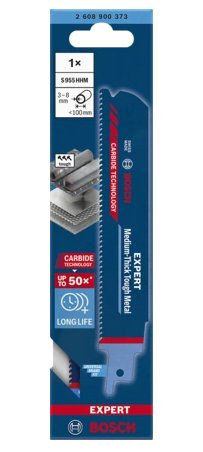 EAN 4059952534633 - Bosch EXPERT ‘MEDIUM-THICK TOUGH METAL’ S 955 HHM Hoja de sierra de sable Acero de alto carbono (HCS) 1 p imagen 2