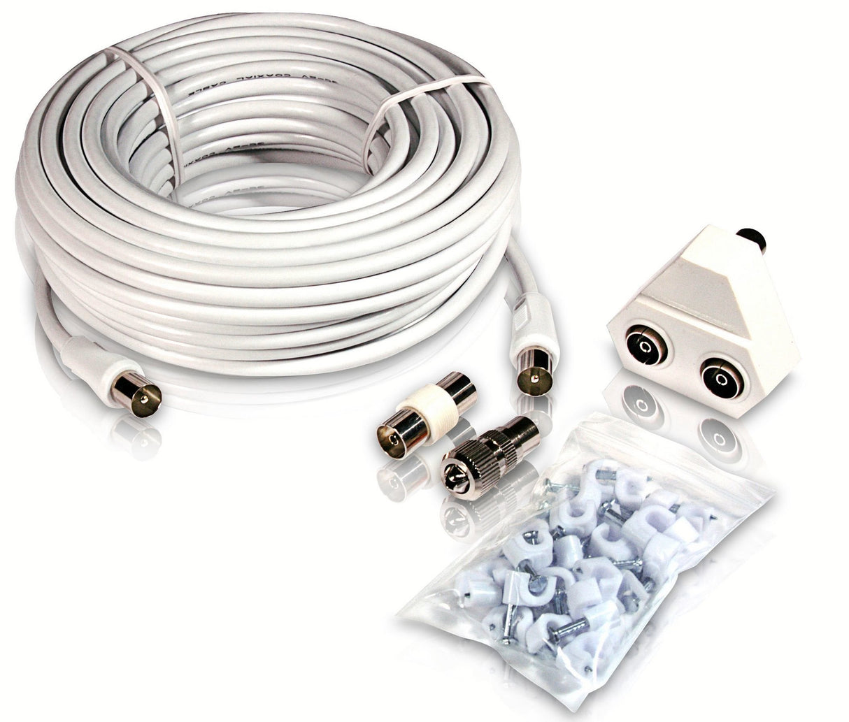 Cable De Antena Tv Coaxial Tipo Pal 15m Swv2209w/10 Philips