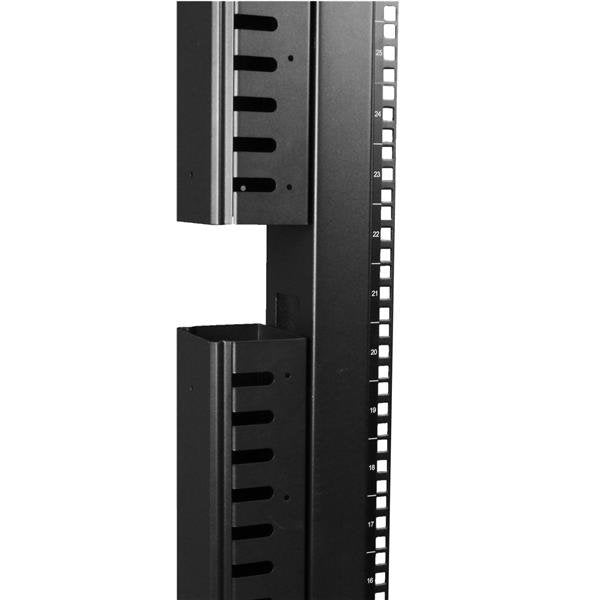 Startech.Com Gestor Organizador Vertical De Cableado Con Lengüetas - 0u - 1,8m