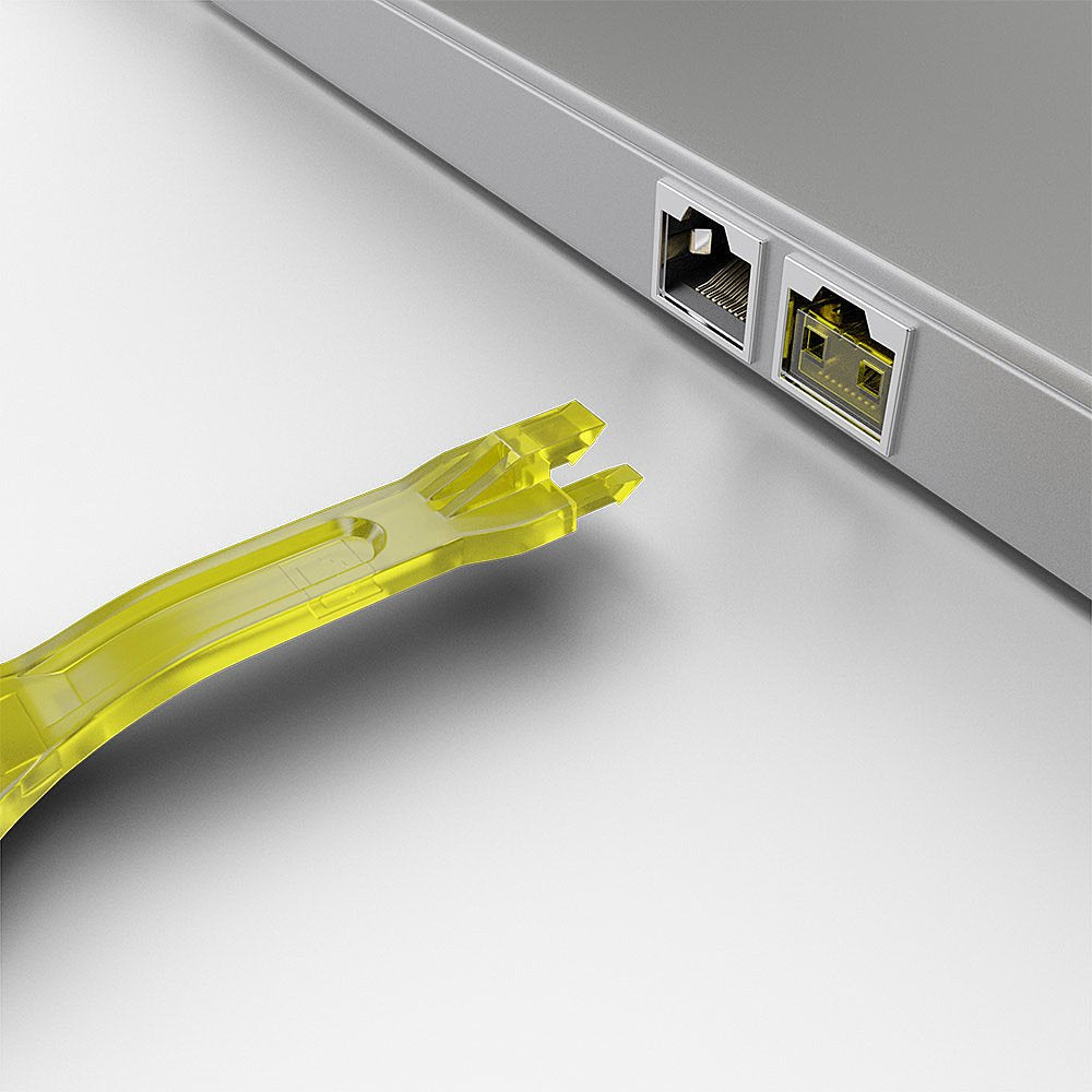 EAN 4002888406338 - Lindy 40633 bloqueador de puerto Llave de bloqueador de puerto RJ-45 Amarillo Acrilonitrilo butadieno est imagen 3