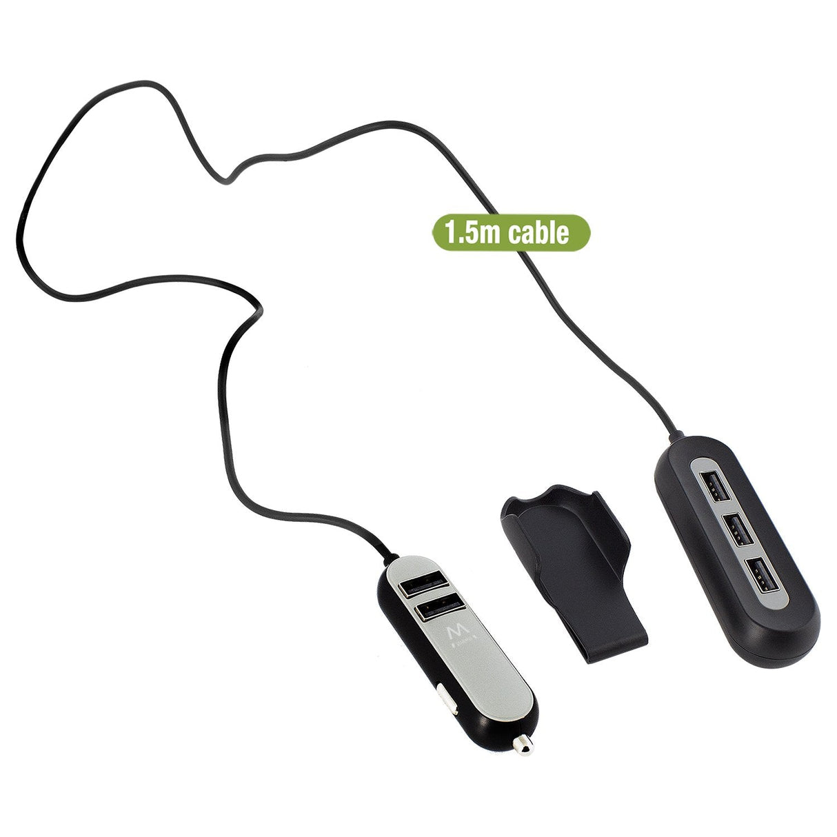 Cargador Usb Ewent Para Coche/ 5 Puertos/ 54w