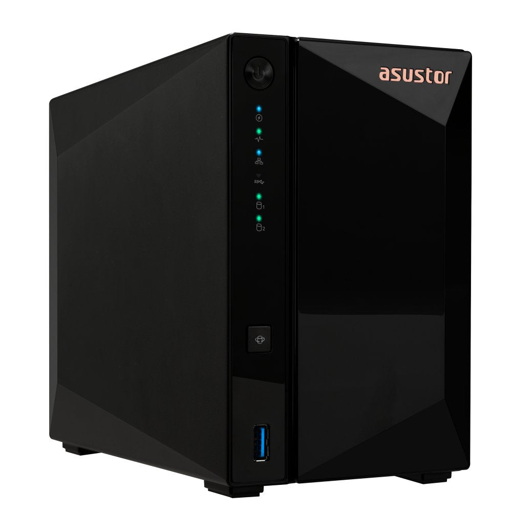 EAN 4710474831517 - Asustor DRIVESTOR 2 Pro Gen2 AS3302T v2 NAS Realtek RTD1619B 2 GB DDR4 ADM Negro imagen 2