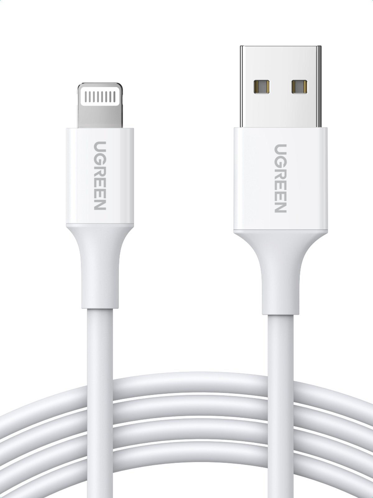 EAN 6957303827282 - Ugreen cable USB 2.0 A lightning 2m, 5V/2.4A iPhone 7 / 7plus / 6S/ 6 / 6 Plus, iPhone 5s/5c/5, iPad Mini imagen 2