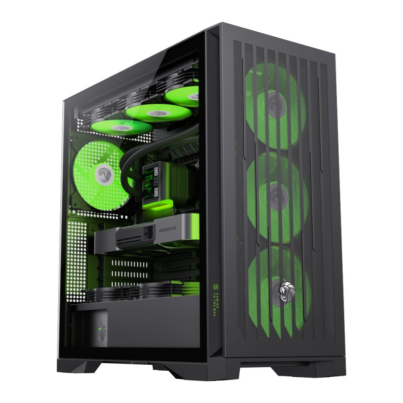 Caja Pc Gamemax Case Leader 2 Bk E-Atx