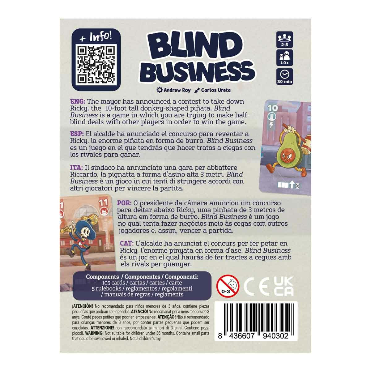 Juego De Cartas Devir Blind Business