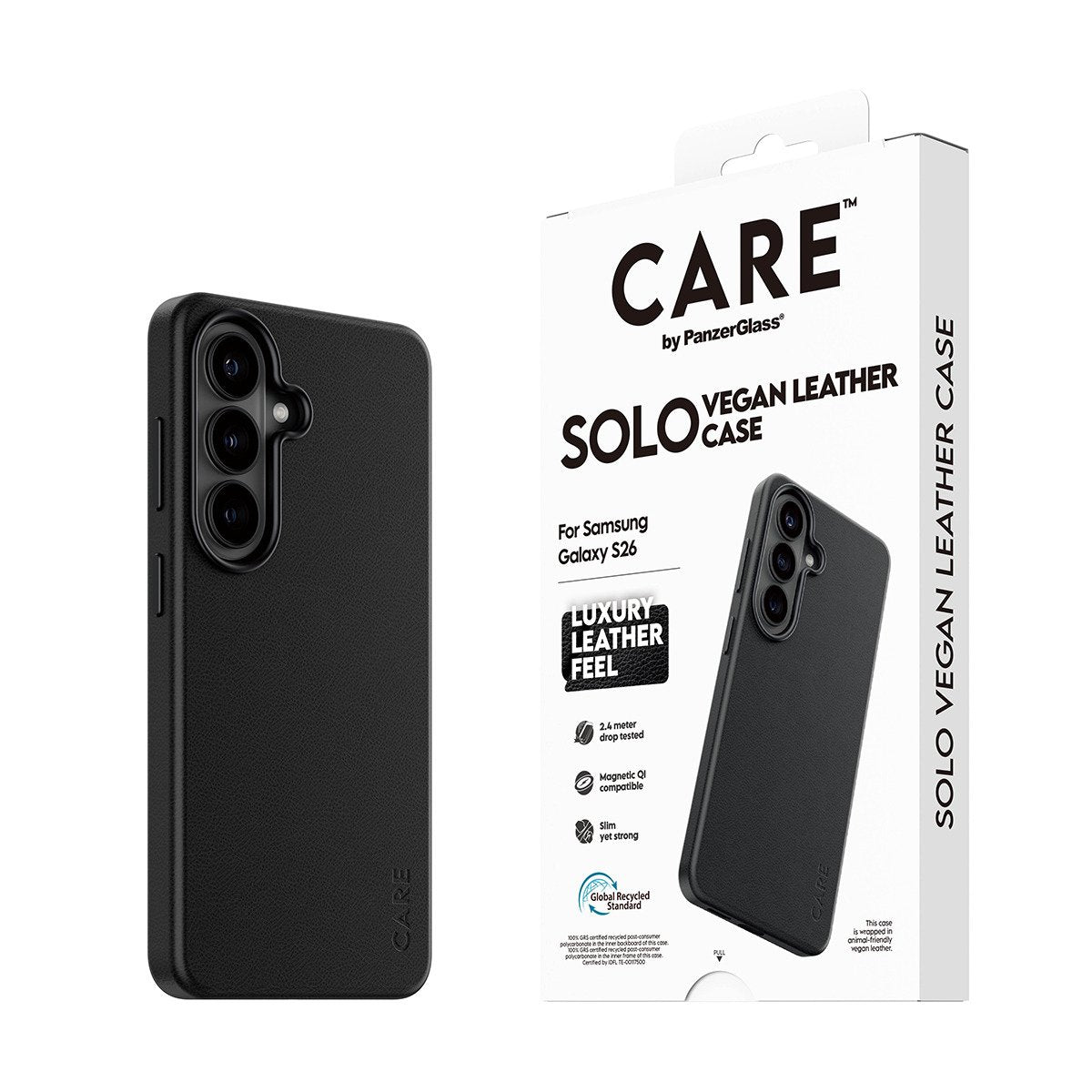 EAN 5715685037924 - PanzerGlass CARE™ by ® Solo Case Black w. Qi Samsung Galaxy S26 funda para teléfono móvil 16 cm (6.3") Ne imagen 6