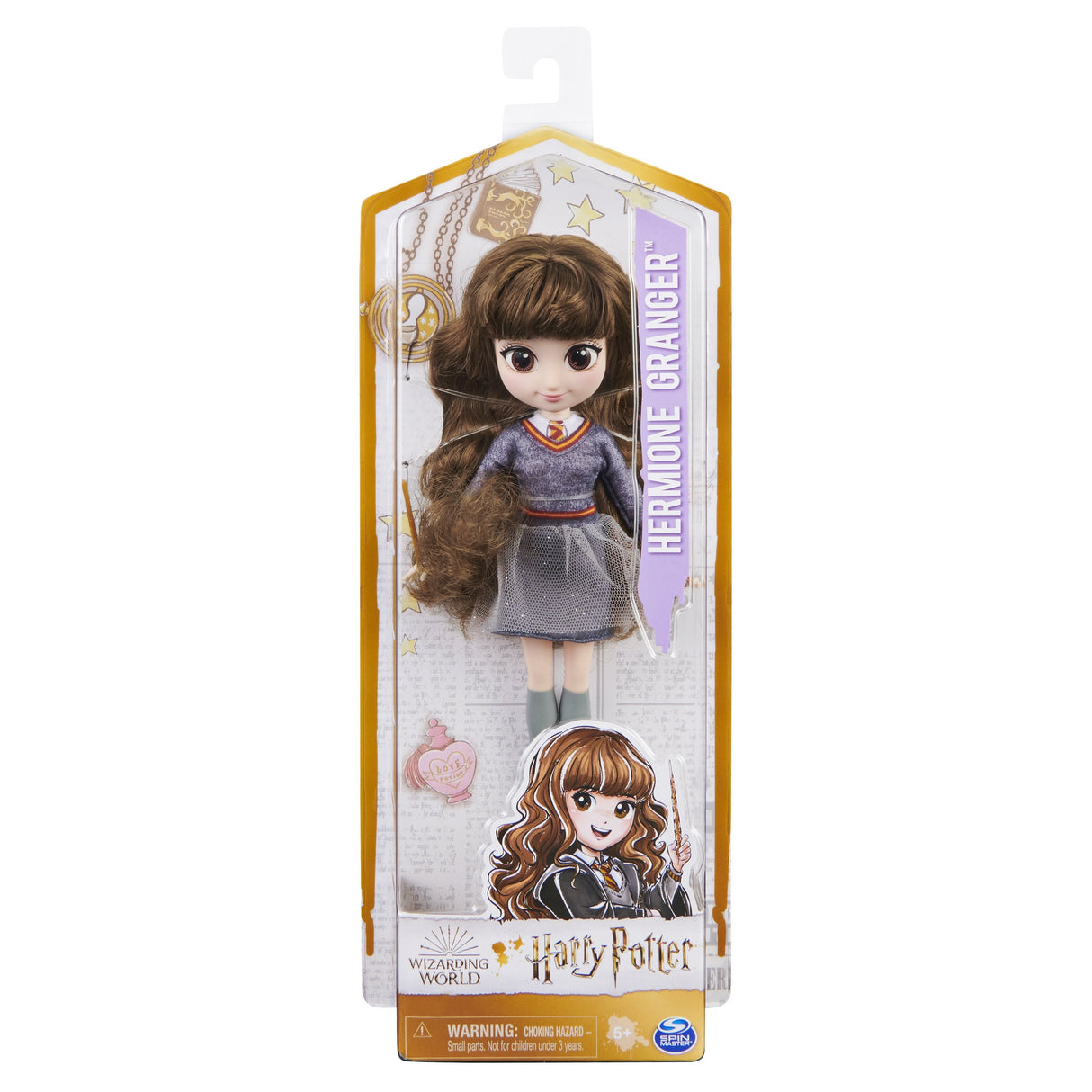 Spin Master Wizarding World Harry Potter - Muñeca Hermione Granger Con Cabello Peinado 6061835