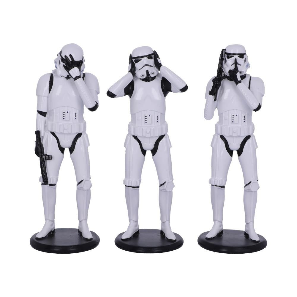 Figura - Tres Stormtroopers Sabios 14 Cm