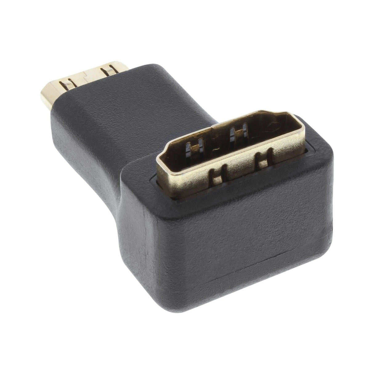 Adaptador Inline Hdmi Tipo A Hembra A Tipo C Macho En Ángulo
