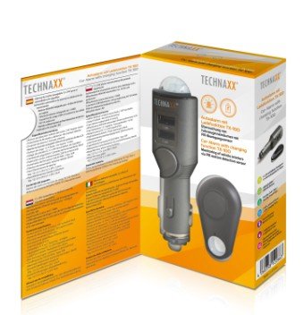 Alarm Samochodowy Z Ladowarka Usb 2 Porty Tx-100