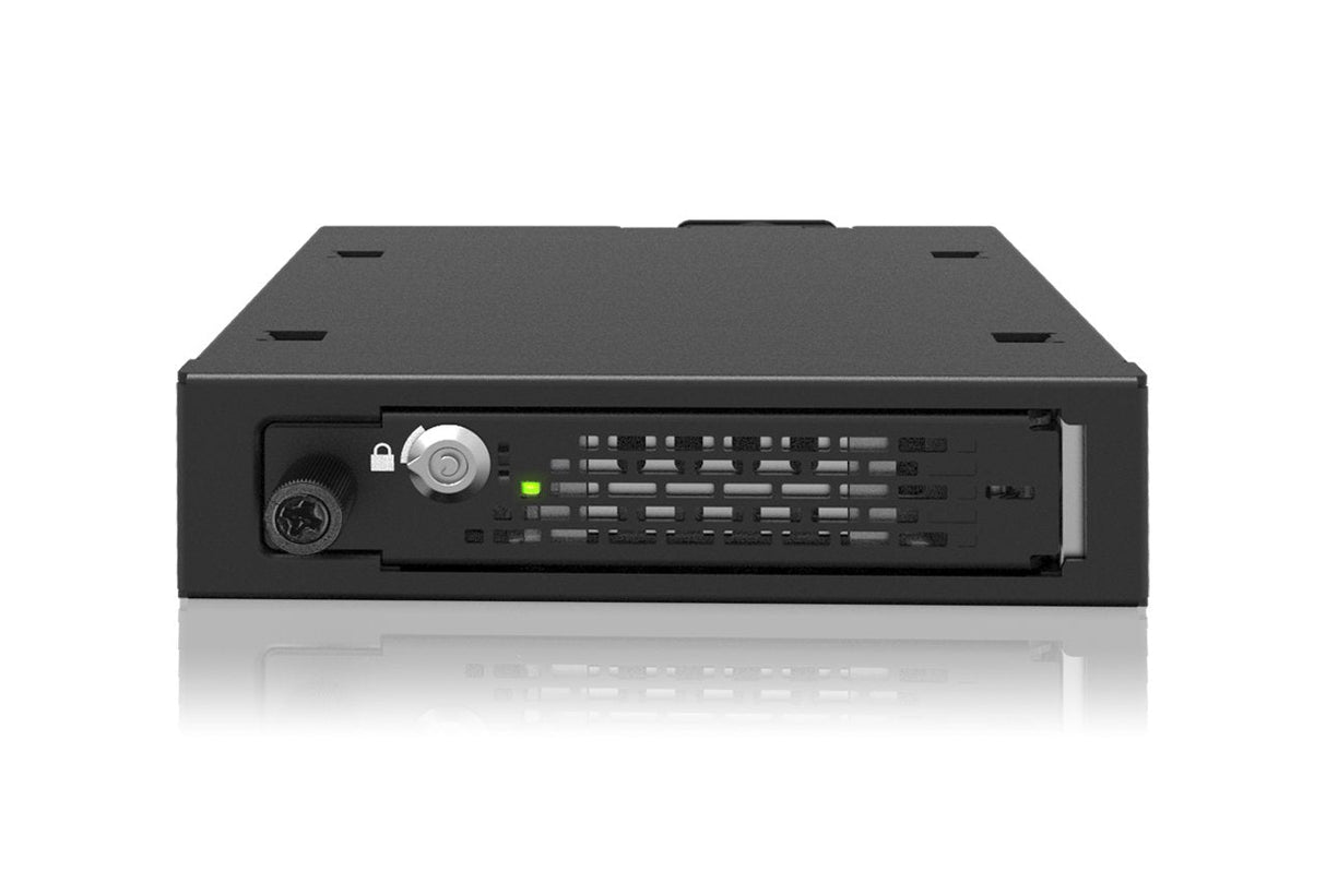 Icy Dock Mob. Rack 1x2.5'' Nvme U.2 U Ssd Pcie 5.0 F. 3 5'' Drive Bay Negro