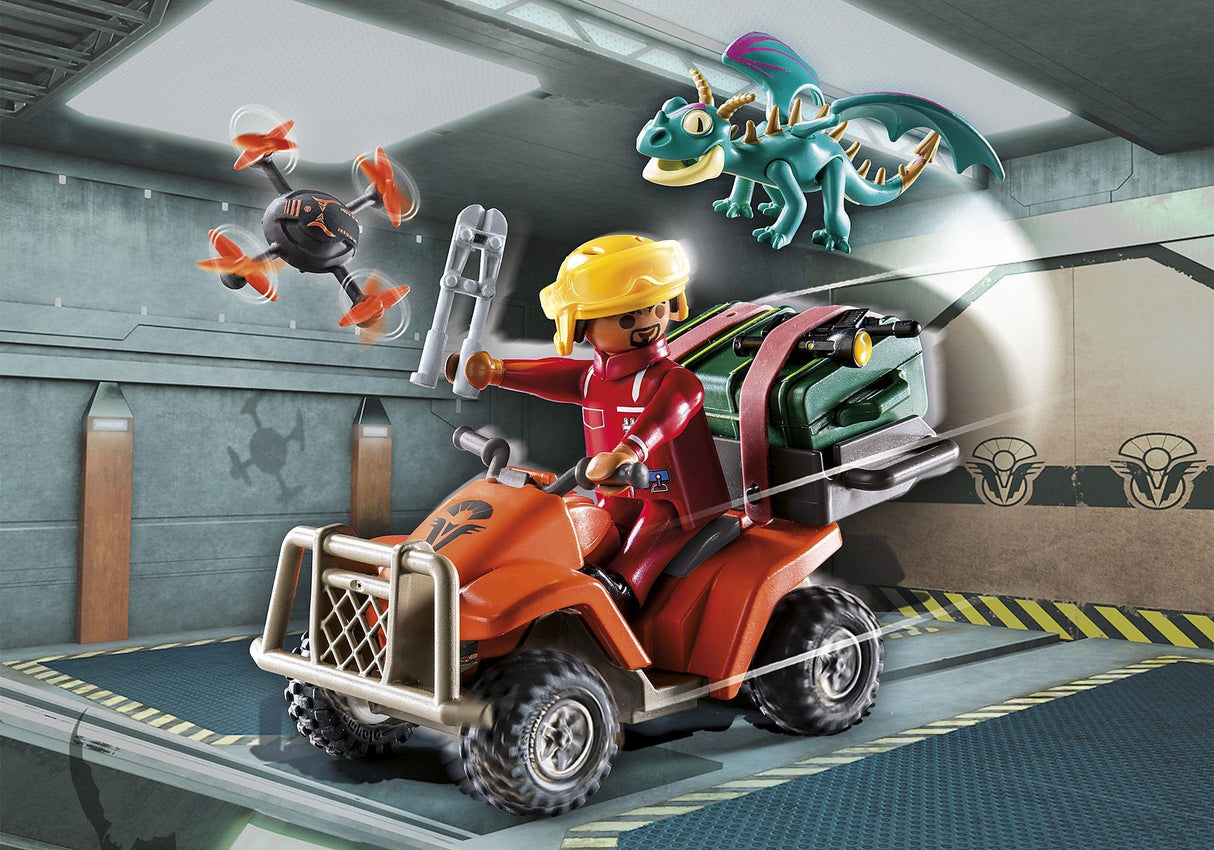 Playmobil 71085 Dragons: The Nine Realms - Icaris Quad & Phil, Konmruktionsspielzeug 71085