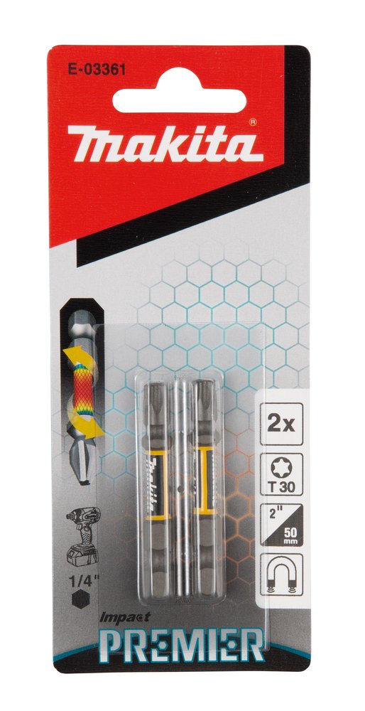 EAN 0088381570022 - Makita E-03361 punta de destornillador 2 pieza(s) imagen 3