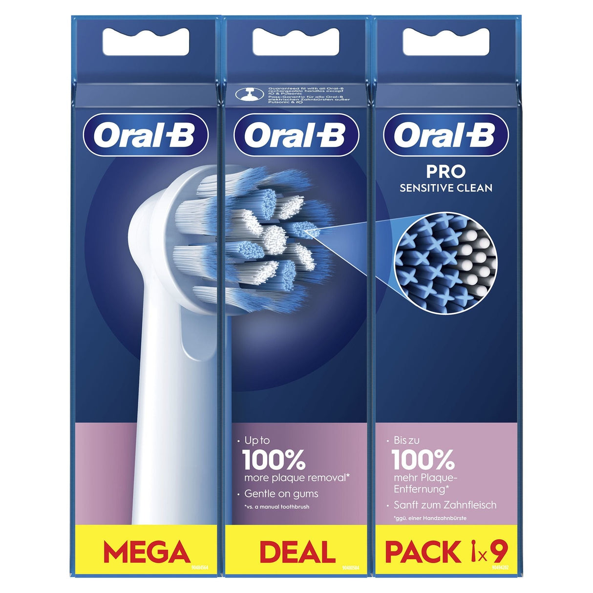 Cabezales Cepillos Dentales Oral-B Eb60x 3+3+3 Ct