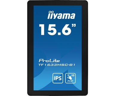 EAN 4948570122530 - iiyama ProLite TF1633MSC-B1 pantalla para PC 39,6 cm (15.6") 1920 x 1080 Pixeles Full HD Pantalla táctil imagen 2