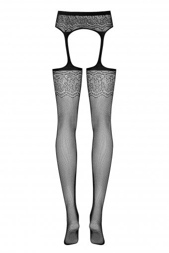 Obsessive S207 Medias Con Liguero Negro Xl/Xxl