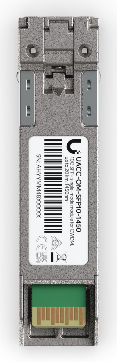EAN 810084694732 - Ubiquiti UACC-OM-SFP10-1450 red modulo transceptor Fibra óptica 11300 Mbit/s SFP+ 1450 nm imagen 4