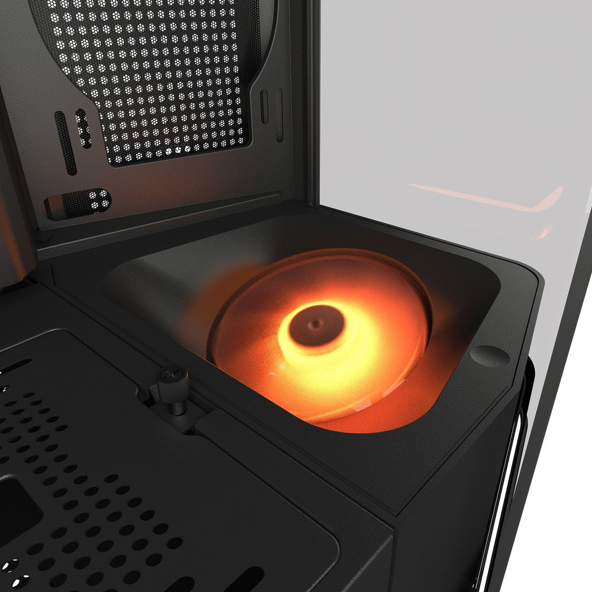 Caja Pc Cougar Semitorre Fv270 Rgb Negro