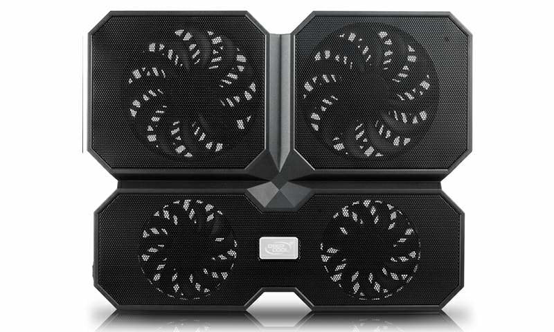 Base Portatil Deepcool Multi Core X6 Refrigeradora Negro Dp-N422-Mcx6