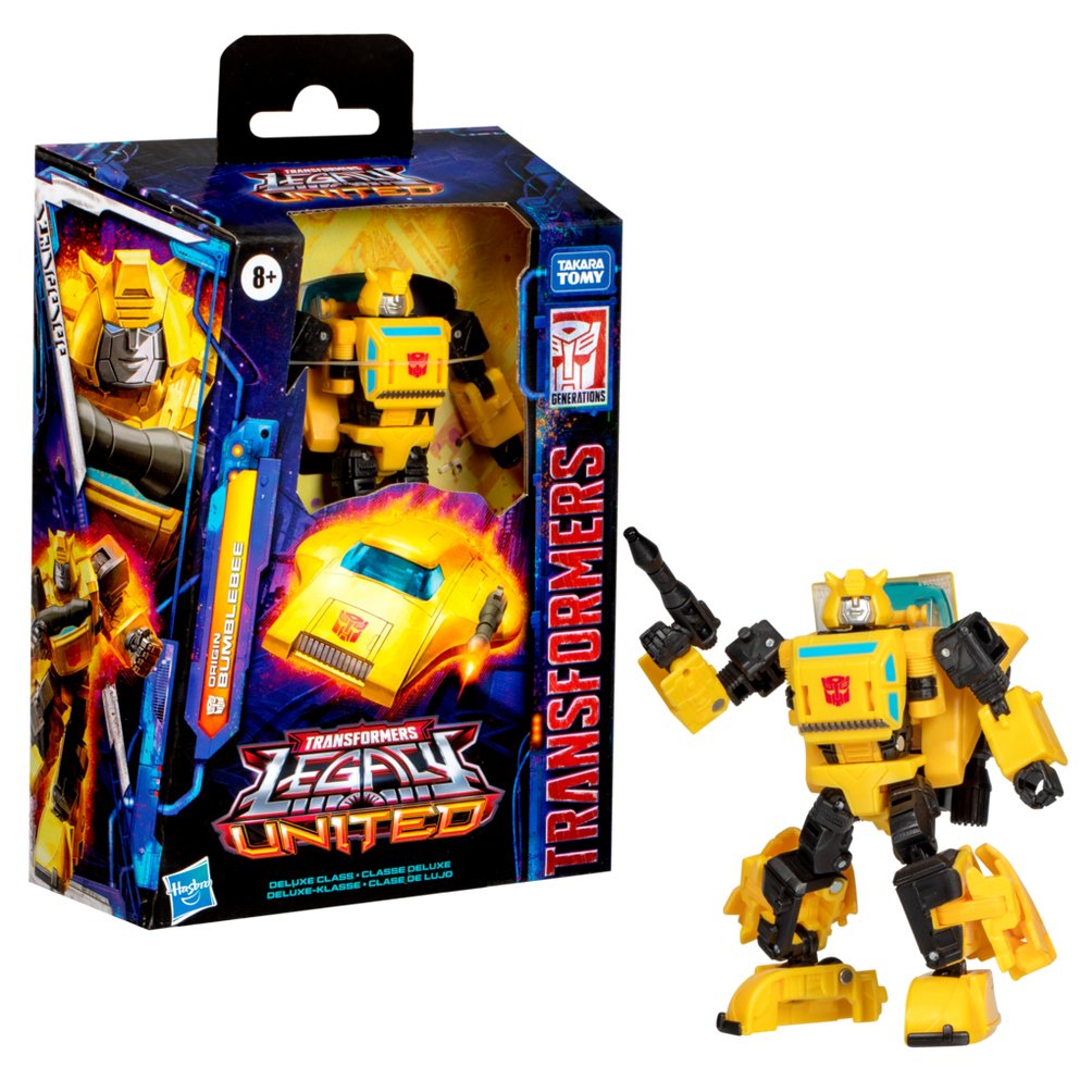 Figura Hasbro Transformers Legacy United Deluxe Origin Bumblebee