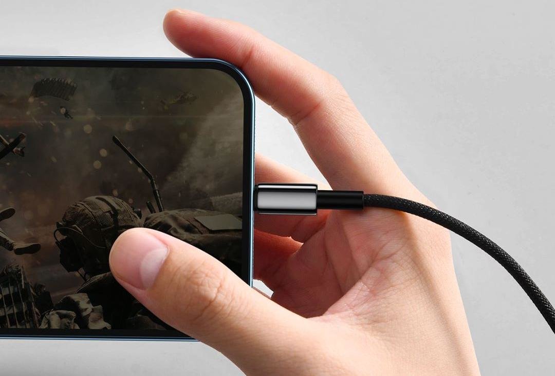 Baseus Lightning Tungsten Series Cable 2.4a, 1m Black (Calwj-01)