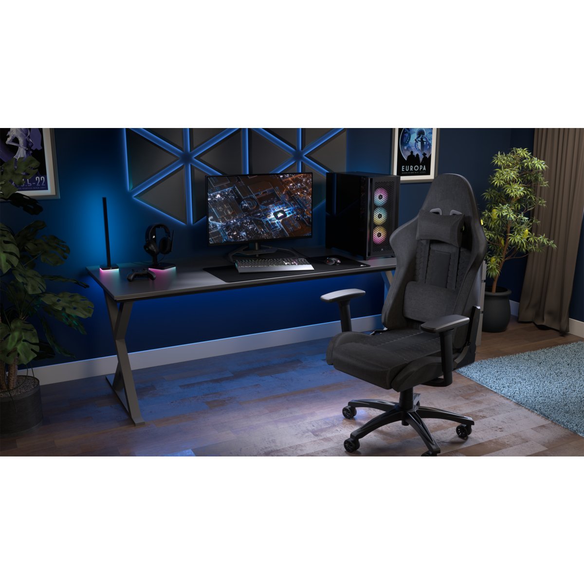 EAN 0840006694939 - Corsair TC100 Asiento acolchado Respaldo acolchado imagen 13