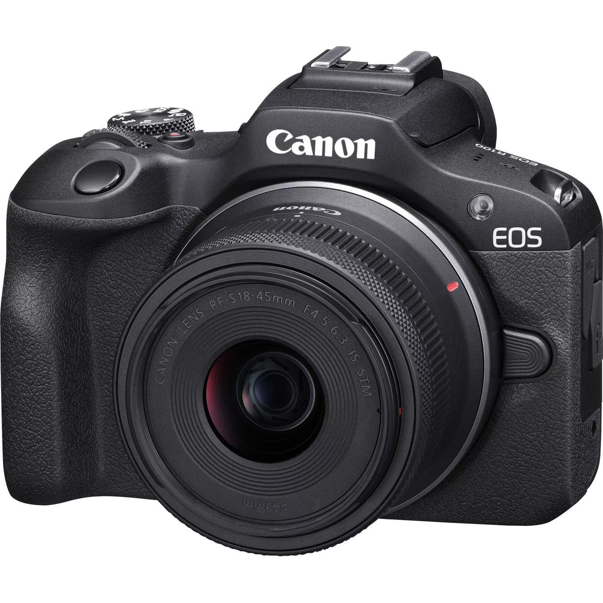 Camara Canon Eos R100 + Rf-S 18-45mm F4.5-6.3 Is Stm + Rf-S 55-200mm F5-7.1 Is Stm Kit Milc 24,1 Mp Cmos 6000 X 4000 Pixeles Negro