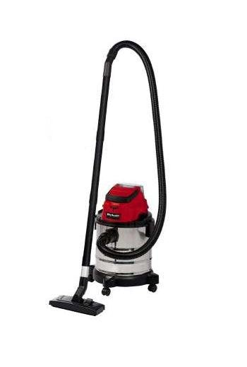 Aspirador En Seco Y Húmedo Einhell Tc-Vc 18/20 Li S-Solo (Rojo/Plata, Sin Batería Ni Cargador) Einhell 2347130