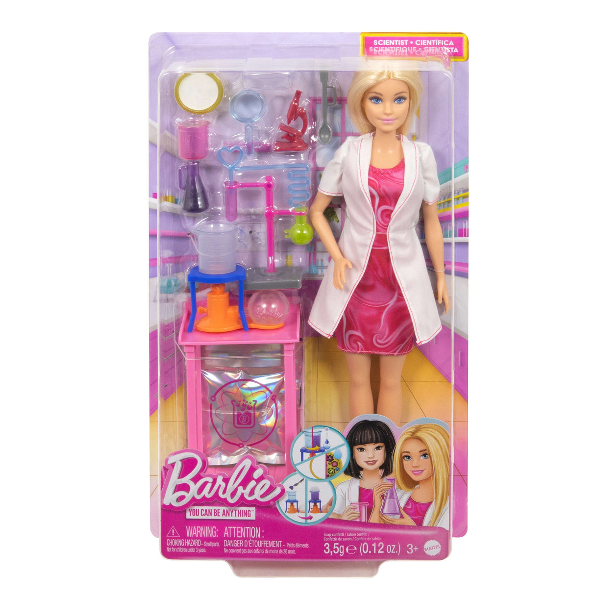 Muñeca Mattel Barbie Deluxe Career Científica Jcr70