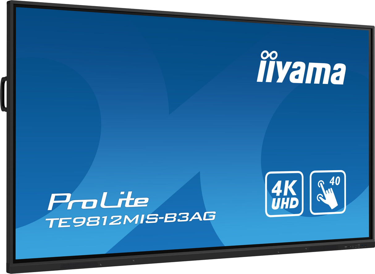 EAN 4948570123728 - iiyama TE9812MIS-B3AG pantalla de señalización Diseño de quiosco 2,48 m (97.5") LCD Wifi 400 cd / m² 4K U imagen 3