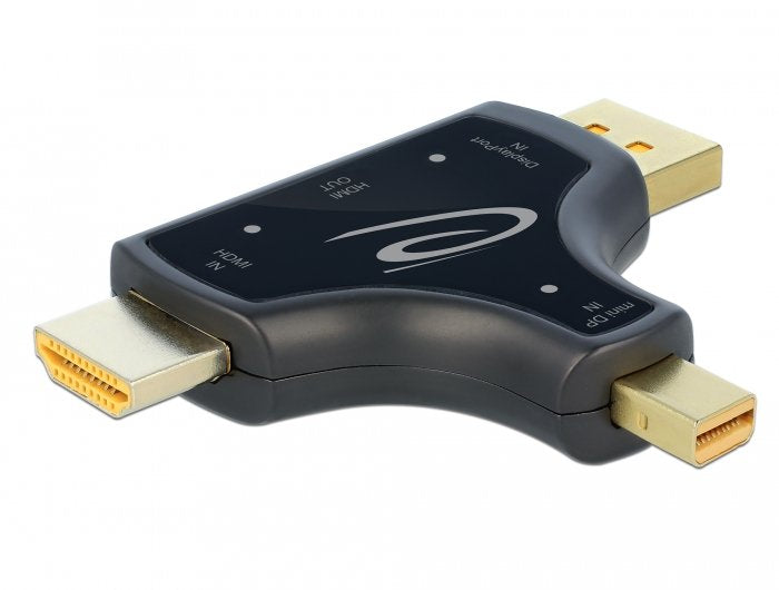 EAN 4043619640591 - DeLOCK 64059 cambiador de género para cable Negro imagen 1