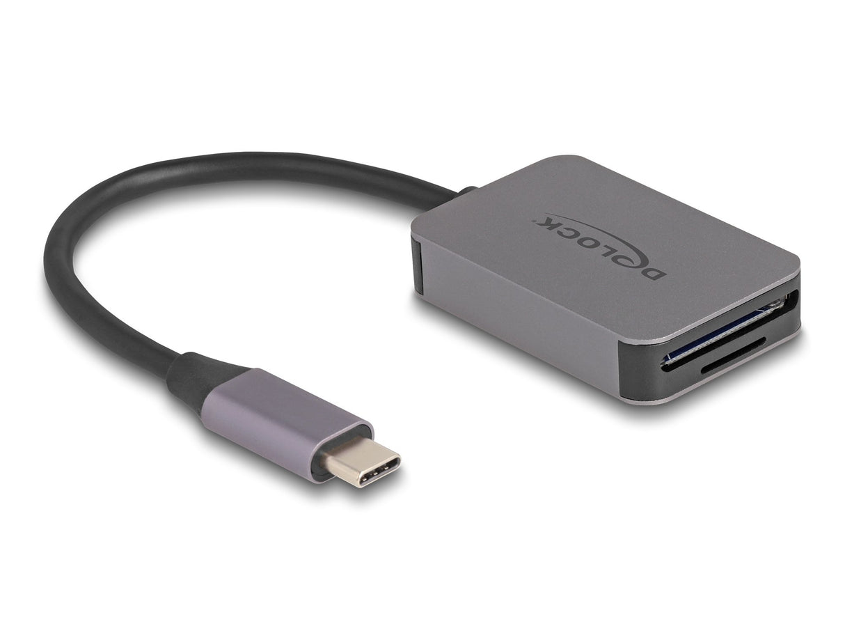 EAN 4043619910090 - DeLOCK 91009 lector de tarjeta USB 3.2 Gen 1 (3.1 Gen 1) Type-C Gris imagen 1