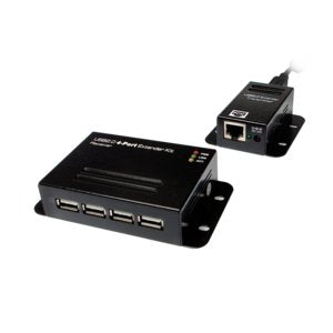 Logilink Ua0252 Extensor Usb 2.0 Cat.5 Hasta 50m Con Hub De 4 Puertos, Poe