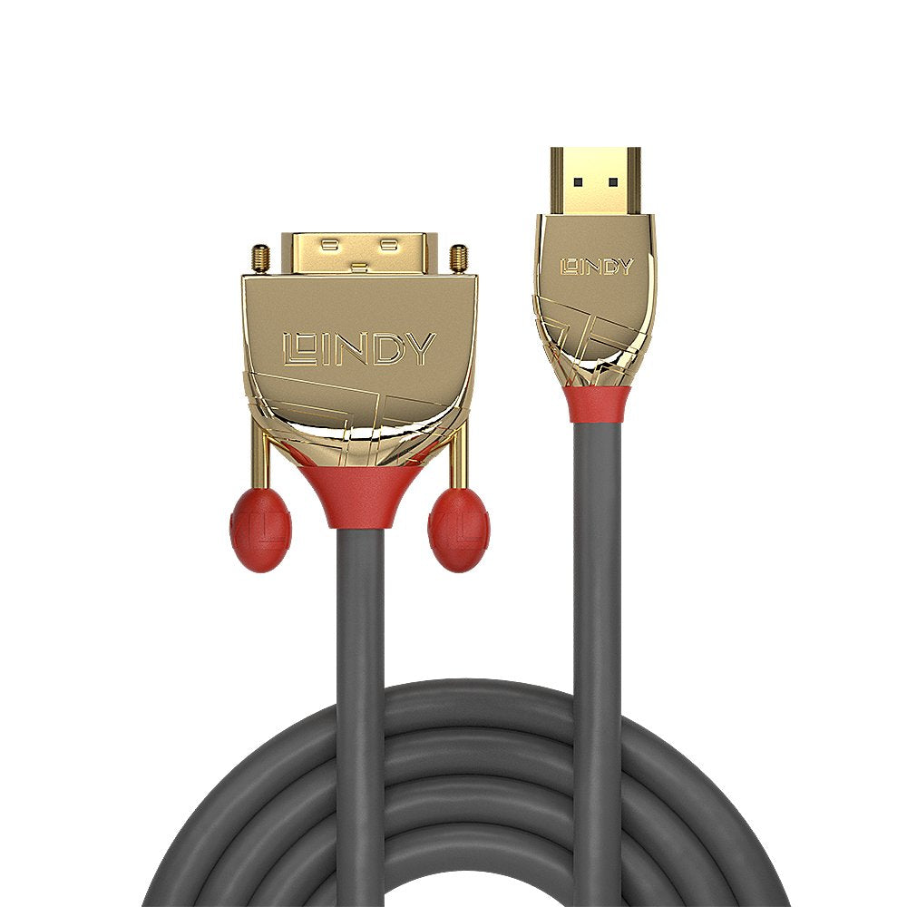 Lindy Gold Line Adaptador Cable - Hdmi / Dvi - 3 M