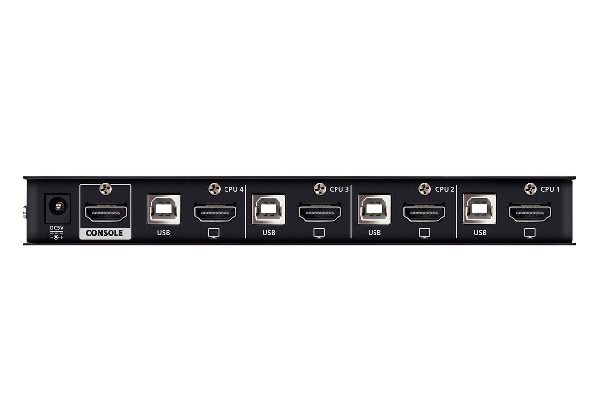 EAN 4710469349836 - ATEN CS784H interruptor KVM Negro imagen 3